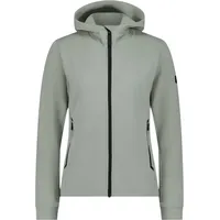 Mons Royale Damen Arcadia Merino Fleece Hoodie Jacke (Größe XS, oliv)