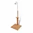 vidaXL Gartendusche Holz braun 0,81 m