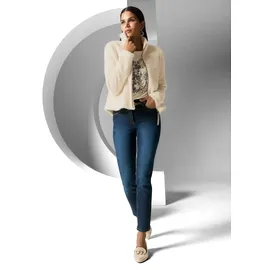 Madeleine Lange Slim Fit Stretch-Jeans in darkblue | Gr.: 48