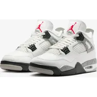Jordan Nike Air Jordan 4 Retro "White Cement" Weiß/Grau, Größe: 41 - Weiß - 41