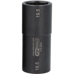 KS TOOLS 515.0896, Steckschlüsselbuchse, 1 Kopf/Köpfe, 1/2 Zoll, Verchromtes Mol