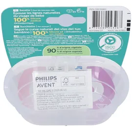 Philips Avent Soothie-Schnuller – einteiliges Silikondesign, für Neugeborene, flexibler Sauger, der den Druck auf Zähnen und Mund reduziert, BPA-frei, mit Sterilisationsbehälter, 2er-Pack, SCF099/27