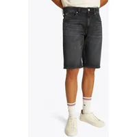 Tommy Jeans Slim Jeansshorts aus Baumwoll-Elasthan-Mix, Black, 32