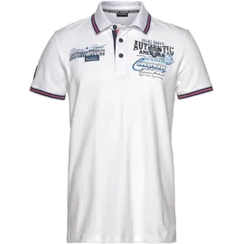 Bruno Banani Poloshirt Kurzarm, körpernahe Passform, aus Baumwollmischung weiß XXL (60/62)