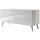 lookway AURA Lowboard 100 cm Weiß Chrom