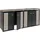 MCW Mülltonnenbox O67-PK-4 260 x 125 x 84 cm schwarz