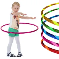Super Star Kinder Hula Hoop Reifen Ø80cm, Pink-Pink