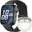 BT 48 mm Aluminiumgehäuse Silber Fluorelastomerarmband Black inkl. FreeBuds 7i