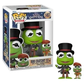 Funko, LLC The Muppets Christmas Carol - Kermit mit Tiny Tim 9 cm