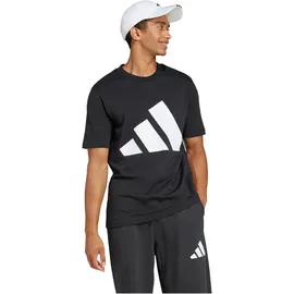 adidas Essentials Big Logo Kurzarm-T-Shirt Black / White L