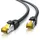 CSL - 20m CAT 7 Netzwerkkabel - Lan Kabel für 10 Gigabit High Speed Internetkabel, Hochgeschwindigkeits Ethernet Kabel, S FTP PIMF, 10 Gbps Cat.7 RJ45 - Switch Router Modem PC - 20 Meter Schwarz