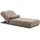 Idimex Gartenliege 213 x 32 x 91 cm Beige/Schwarz