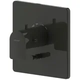 Bravat Milano Wannenfüll- u. Brausethermostat Unterputz für 1 Verbraucher schwarz matt 3564079