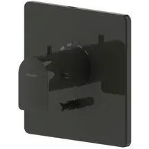 Bravat Milano Wannenfüll- u. Brausethermostat Unterputz für 1 Verbraucher schwarz matt 3564079