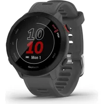 Garmin Forerunner 55 mit Silikon-Wechselarmband dunkelgrau/schwarz