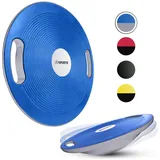 ScSPORTS ScSPORTS® Balance Board - Rund, 40/35 cm Durchmesser, mit Griffen, für Fitness, Physiotherapie, Training, Farbwahl - Wackelbrett, Balancebrett, (Blau)