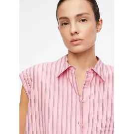 Comma, Ärmellose Bluse mit Ballon-Saum - pink - 34