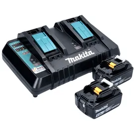 Makita Power Source Kit 18 V Li-Ion 2 x 5,0 Ah + DC18RD Ladegerät 199482-2