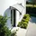 Tectake Vordach 150 x 93 cm transparent