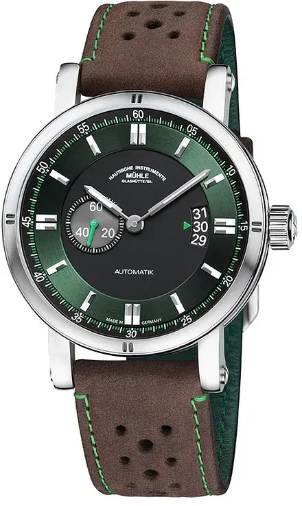 Mühle-Glashütte Herrenuhr Teutonia Sport II Racing Green M1-29-74 LB-B - silber
