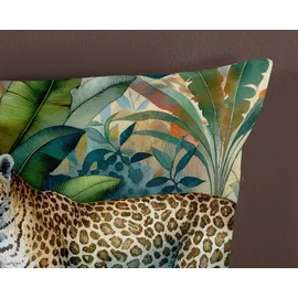 Muller Textil Raza Dschungel Mehrfarbig 135 x 200 cm + 2 x 80 x 80 cm