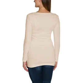 Alkato Langarmshirt Beige M