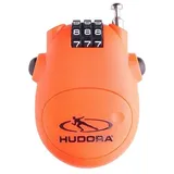 Hudora Kabelschloss orange Zahlenschloss