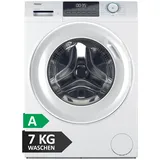 Haier Frontlader Waschmaschine 7kg I I-PRO SERIE 1 HW70-BP14929BU1 I Mit A-20% Effizienz, 1.400 U/Min. & sparsamem Inverter-Motor I Per App steuerbar I Mengenautomatik & Refresh-Programm