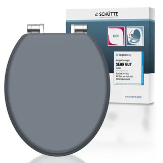 Schütte WC-Sitz Spirit Grey mit Absenkautomatik