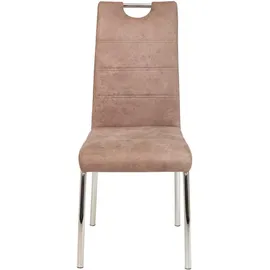 Hela Esszimmerstuhl Susi Mikrofaser vintage beige 2er Set