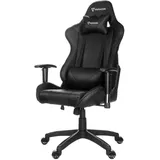 ebuy24 Paracon Knight Gaming Stuhl inkl. Nackenkissen und Lendenstütze schwarz.