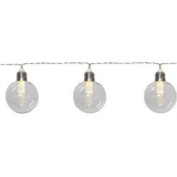 Star Trading LED Lichterkette Solar 2,45 m Klar Warmweiß