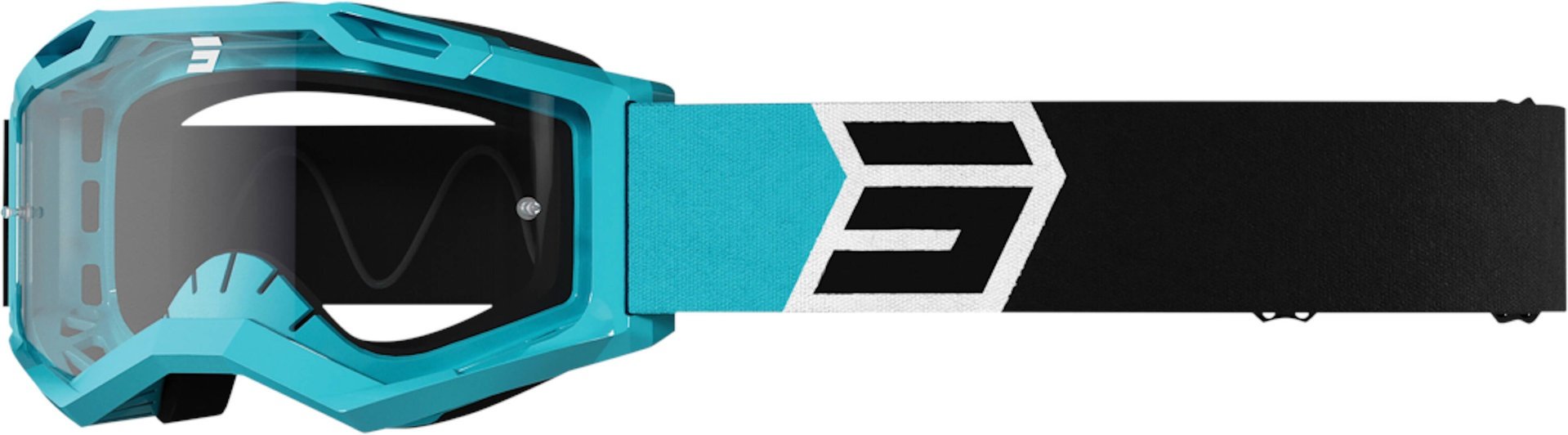 Shot Assault 2.0 Solar Motorcrossbril, turquoise, Eén maat Voorman