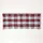 Homescapes Bankauflage 108 x 42 x 5 cm kariert rot-weiß-grün 2 St.