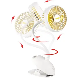 Unold Breezy Clip Tischventilator weiß