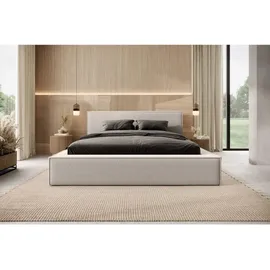 FEDVE Polsterbett Beige - Beige