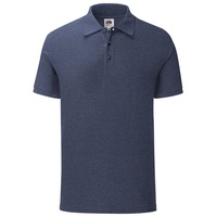 FRUIT OF THE LOOM Iconic Polo Heather navy XL