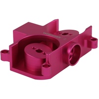 Blasterparts Worker - Angewinkelter Flywheelcage aus Aluminium - Pink - kompatibel für Nerf Hyperfire und Modulus Regulator - Dartblaster Modding - Blaster-Tuning & Zubehör