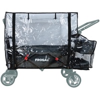 Regenverdeck FROSAL Bollerwagen Leo | Regenschutz für Transportwagen faltbar