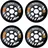 K2 URBAN Bolt 80MM 90A 4-Wheel Pack – Black – 30F3014