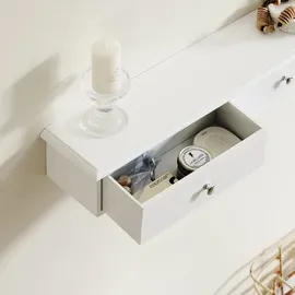 SoBuy Wandschrank mit 3 Schubladen Hängeschrank Weiß Frg43-l-w