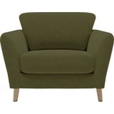 Home Affaire Sessel »MARSEILLE Polstersessel«, mit Massivholzbeinen aus Eiche, verschiedene Bezüge und Farbvarianten grün