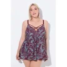 Ulla Popken Badekleid Dschungel Grün 46