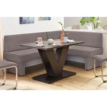 Home Affaire Eckbank HOME AFFAIRE, braun (cappuccino), B:152cm H:89cm T:202cm, Microfaser (Zusammensetzung: 100% Polyester), Sitzbänke, Eckbank