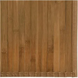 vidaXL Teppich, Rechteckig Braun 70x200 cm Bambus