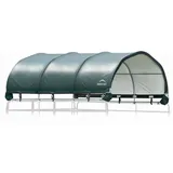 ShelterLogic Weidezelt Überdachung 13,7 m2 Grün 370 x 370 x 160 cm