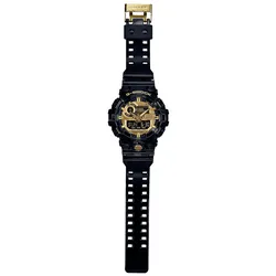 Chronograph CASIO G-SHOCK Armbanduhren schwarz Herren Quarzuhr, Armbanduhr, Herrenuhr, digital,Resinband,20 bar Wasserdichte