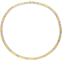 Collier VIVANCE "Element", silber (edelstahlfarben), Halsketten, Damen, Edelstahl