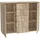 Forte Tempra 2 108,8 x 85,5 x 34,8 cm Sonoma Eiche / Braun