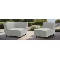 DOMO collection Sofaelement »Sonna, individuell zusammenstellbar«, Einzelelemente für Terrasse, Garten und Balkon, speziell für Outdoor, grau